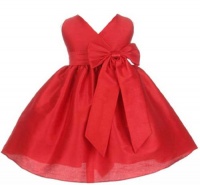 Sweet Kids Baby-Girls Criss Cross Bow Dress 24M Xl Red (Sk B931) Sweet Kids Baby-Girls Criss Cross Bow Dress 24M Xl Red (Sk B931)