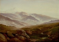 Friedrich Caspar David Riesengebirge Memories of the Riesengebirge 16 X 12 Canvas Wall Art Ready to Hang Friedrich Caspar David Riesengebirge Memories of the Riesengebirge 16 X 12 Canvas Wall Art Ready to Hang