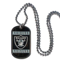 NFL Oakland Raiders Dog Tag Necklace NFL Oakland Raiders Dog Tag Necklace