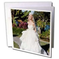 Danita Delimont - Weddings - Bride in wedding dress. (MR) - US10 GJO0571 - Greg Johnston - Greeting Cards-12 Greeting Cards with envelopes Danita Delimont - Weddings - Bride in wedding dress. (MR) - US10 GJO0571 - Greg Johnston - Greeting Cards-12 Greeting Cards with envelopes
