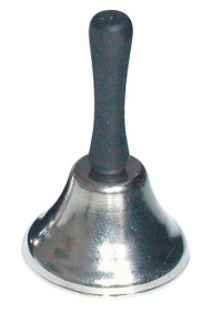 Duro-Med Long Hand Style Call Bell, Silver Duro-Med Long Hand Style Call Bell, Silver