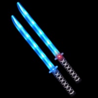 Deluxe Ninja LED Light up Sword with Motion Activated Clanging Sounds (2-Pack) Deluxe Ninja LED Light up Sword with Motion Activated Clanging Sounds (2-Pack)