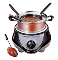 Nostalgia Electrics FPR200 Fondue Pot, Stainless Steel Nostalgia Electrics FPR200 Fondue Pot, Stainless Steel