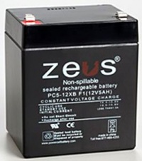 12V 5AH Rechargeable Sealed Lead Acid Battery [Electronics]