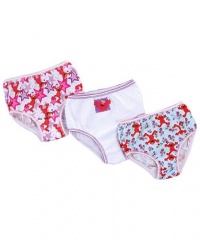 Sesame Street Elmo Girls 3 Pair Panty Pack (Sizes 2T - 4T) Sesame Street Elmo Girls 3 Pair Panty Pack (Sizes 2T - 4T)