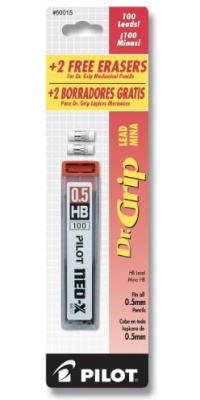 Pilot 0.5mm Mechanical Pencil Refills, HB Leads, 60mm Length, 100 per Tube (60015) Pilot 0.5mm Mechanical Pencil Refills, HB Leads, 60mm Length, 100 per Tube (60015)