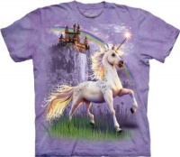 The Mountain Unicorn Castle Purple T-shirt - MEDIUM The Mountain Unicorn Castle Purple T-shirt - MEDIUM