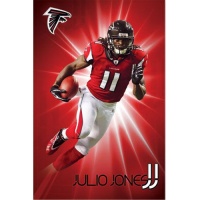 (22x34) Atlanta Falcons Julio Jones Sports Poster Print (22x34) Atlanta Falcons Julio Jones Sports Poster Print