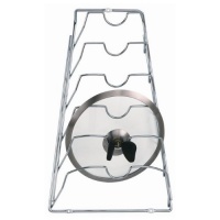 Organize It All Cabinet Door Lid Rack, Chrome Finish Organize It All Cabinet Door Lid Rack, Chrome Finish