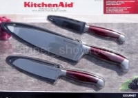 KitchenAid Forged Chef Set Knives with Blade Covers KitchenAid Forged Chef Set Knives with Blade Covers