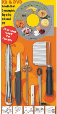 Chef Harvey Garnishing Kit, DVD and Five Tools Chef Harvey Garnishing Kit, DVD and Five Tools