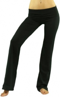 ToBeInStyle Women's Low Rise Sweatpants w/ Fold-Over Waistband ToBeInStyle Women's Low Rise Sweatpants w/ Fold-Over Waistband