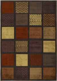 Area Rug 5x7 Rectangle Contemporary Chocolate-Dark Red Color - Surya Basilica Rug from RugPal Area Rug 5x7 Rectangle Contemporary Chocolate-Dark Red Color - Surya Basilica Rug from RugPal