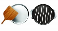 Cuisinart Pre-Seasoned Cast Iron Grilled Pizza Set Cuisinart Pre-Seasoned Cast Iron Grilled Pizza Set