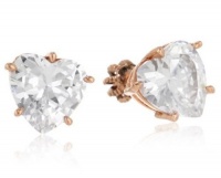 Juicy Couture Jewelry Crystal Heart Studs Rose Gold Juicy Couture Jewelry Crystal Heart Studs Rose Gold