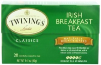 Twinings Irish Breakfast Decaf Tea, Tea Bags, 20-Count Boxes (Pack of 6) Twinings Irish Breakfast Decaf Tea, Tea Bags, 20-Count Boxes (Pack of 6)