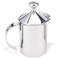 HIC Brands that Cook Stainless Steel Milk Frother, 14-Ounce Size HIC Brands that Cook Stainless Steel Milk Frother, 14-Ounce Size