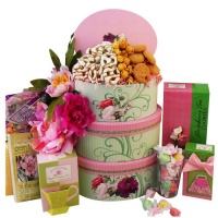 Art of Appreciation Gift Baskets Fanciful Flavors Gourmet Tea and Snacks Tower Art of Appreciation Gift Baskets Fanciful Flavors Gourmet Tea and Snacks Tower