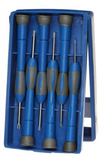 SE 7542ST 6-Piece Deluxe Torx Driver Kit Storage T5-T10 SE 7542ST 6-Piece Deluxe Torx Driver Kit Storage T5-T10