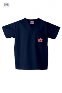 GelScrubs Auburn Tigers NCAA Classic Scrub 1 Pocket Top - Navy GelScrubs Auburn Tigers NCAA Classic Scrub 1 Pocket Top - Navy