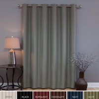 Wide Width Grommet Top Thermal Blackout Curtain 80W X 84L Panel - Olive - BWW