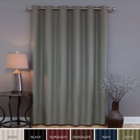 Wide Width Grommet Top Thermal Blackout Curtain 80W X 84L Panel - Olive - BWW Wide Width Grommet Top Thermal Blackout Curtain 80W X 84L Panel - Olive - BWW