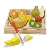 Melissa & Doug Deluxe Wooden Cutting Fruit Crate Melissa & Doug Deluxe Wooden Cutting Fruit Crate