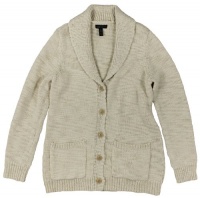 Lauren Jeans Co. Women's Wool-Blend Shawl-Collar Cardigan Sweater Lauren Jeans Co. Women's Wool-Blend Shawl-Collar Cardigan Sweater