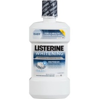 Listerine Whitening Pre-Brush Rinse, Refresh, Clean Mint, 32 fl oz (946 mL) Listerine Whitening Pre-Brush Rinse, Refresh, Clean Mint, 32 fl oz (946 mL)