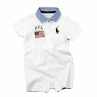 Polo By Ralph Lauren Infant Boy's Mesh Cotton Polo Shortall Layette (3 Months, White) Polo By Ralph Lauren Infant Boy's Mesh Cotton Polo Shortall Layette (3 Months, White)