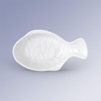 Dansk Arabesque White 16-Ounce Fish Bowl Dansk Arabesque White 16-Ounce Fish Bowl
