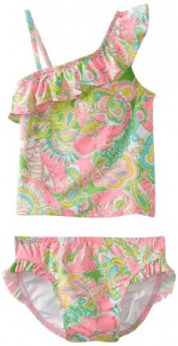 Lilly Pulitzer Girls 2-6X Clemson Tank, Multi Mini Chin, 2 Lilly Pulitzer Girls 2-6X Clemson Tank, Multi Mini Chin, 2