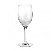 WATERFORD CRYSTAL DAPHNE GOBLET, Set of 2 H: 9 3/8 . The Daphne pattern by Waterford is characterized by a stunning array of intricate crystal cuts. Featuring a generous bowl, this elegant Goblet is ideal for accentuating the color and nose of both red a WATERFORD CRYSTAL DAPHNE GOBLET, Set of 2 H: 9 3/8 . The Daphne pattern by Waterford is characterized by a stunning array of intricate crystal cuts. Featuring a generous bowl, this elegant Goblet is ideal for accentuating the color and nose of both red a