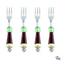 Lenox Holiday Gatherings Cocktail Forks Set of 4 New in Box Lenox Holiday Gatherings Cocktail Forks Set of 4 New in Box