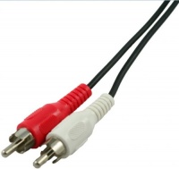 C&E 50 feet 2 RCA Male to Male Audio Cable (2 White/2 Red Connectors) C&E 50 feet 2 RCA Male to Male Audio Cable (2 White/2 Red Connectors)