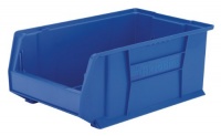Akro-Mils 30281 20-Inch D by 12-Inch W by 8-Inch H Super Size Plastic Stacking Storage Akro Bin, Blue, Case of 3 Akro-Mils 30281 20-Inch D by 12-Inch W by 8-Inch H Super Size Plastic Stacking Storage Akro Bin, Blue, Case of 3