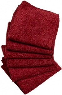 DII Kitchen Millennium Excello Microfiber Kitchen Cloth, Spice Red, Set of 6 DII Kitchen Millennium Excello Microfiber Kitchen Cloth, Spice Red, Set of 6