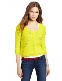 Twelfth Street by Cynthia Vincent Women's Braided Pullover Sweater Twelfth Street by Cynthia Vincent Women's Braided Pullover Sweater