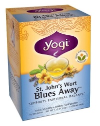 Yogi St. John's Wort Blues Away, Herbal Tea Supplement, 16-Count Tea Bags (Pack of 6) Yogi St. John's Wort Blues Away, Herbal Tea Supplement, 16-Count Tea Bags (Pack of 6)
