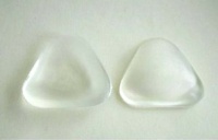 Braza Swim Shapers Silicone Triangle Bra Inserts Sz A/B Braza Swim Shapers Silicone Triangle Bra Inserts Sz A/B