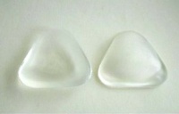 Braza Swim Shapers Silicone Triangle Bra Inserts Sz A/B