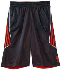 adidas Boys 8-20 Youth Reversible Short, Dark Onyx/High Energy/White, Large adidas Boys 8-20 Youth Reversible Short, Dark Onyx/High Energy/White, Large