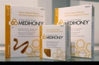 Medihoney Calcium Alginate Dressing with Medical Grade Honey (3/4 X 12) - Box of 5 Medihoney Calcium Alginate Dressing with Medical Grade Honey (3/4 X 12) - Box of 5