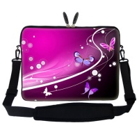 15 15.6 inch Pink Butterfly Design Laptop Sleeve Bag Carrying Case with Hidden Handle & Adjustable Shoulder Strap for 14 15 15.6 Apple Macbook, Acer, Asus, Dell, Hp, Sony, Toshiba, and More 15 15.6 inch Pink Butterfly Design Laptop Sleeve Bag Carrying Case with Hidden Handle & Adjustable Shoulder Strap for 14 15 15.6 Apple Macbook, Acer, Asus, Dell, Hp, Sony, Toshiba, and More