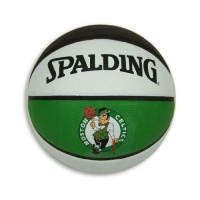 Spalding Boston Celtics Full Size Rubber Basketball Spalding Boston Celtics Full Size Rubber Basketball