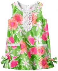 Lilly Pulitzer Girls 2-6X Little Lilly Classic Shift, New Green Everything Nice, 2