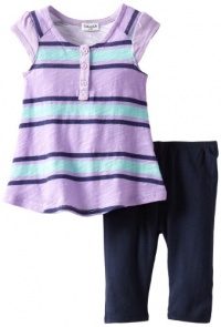 Splendid Littles Baby-Girls Newborn Santorini Stripe Short Sleeve Tunic Legging Set, Grapesicle, 3-6 Months Splendid Littles Baby-Girls Newborn Santorini Stripe Short Sleeve Tunic Legging Set, Grapesicle, 3-6 Months