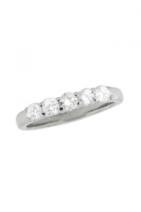 Effy Jewlery 14K White Gold Diamond Ring, .50 TCW Ring size 7