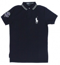 Polo Ralph Lauren Men's Wimbledon Ball Boy Tennis Polo Shirt (Medium, French Navy) Polo Ralph Lauren Men's Wimbledon Ball Boy Tennis Polo Shirt (Medium, French Navy)