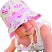 Millymook Girls Reversible Cotton Sun Hat Vintage Bucket -Pink, UPF50+ Millymook Girls Reversible Cotton Sun Hat Vintage Bucket -Pink, UPF50+